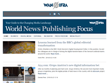 Tablet Screenshot of blog.wan-ifra.org